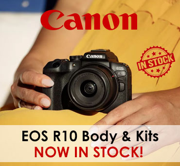 Canon R10 in stock!