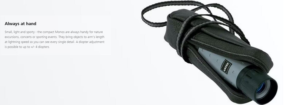 Zeiss 10x25 T* Monocular 10 Zeiss 10x25 T* Monocular -Camera Gear Store