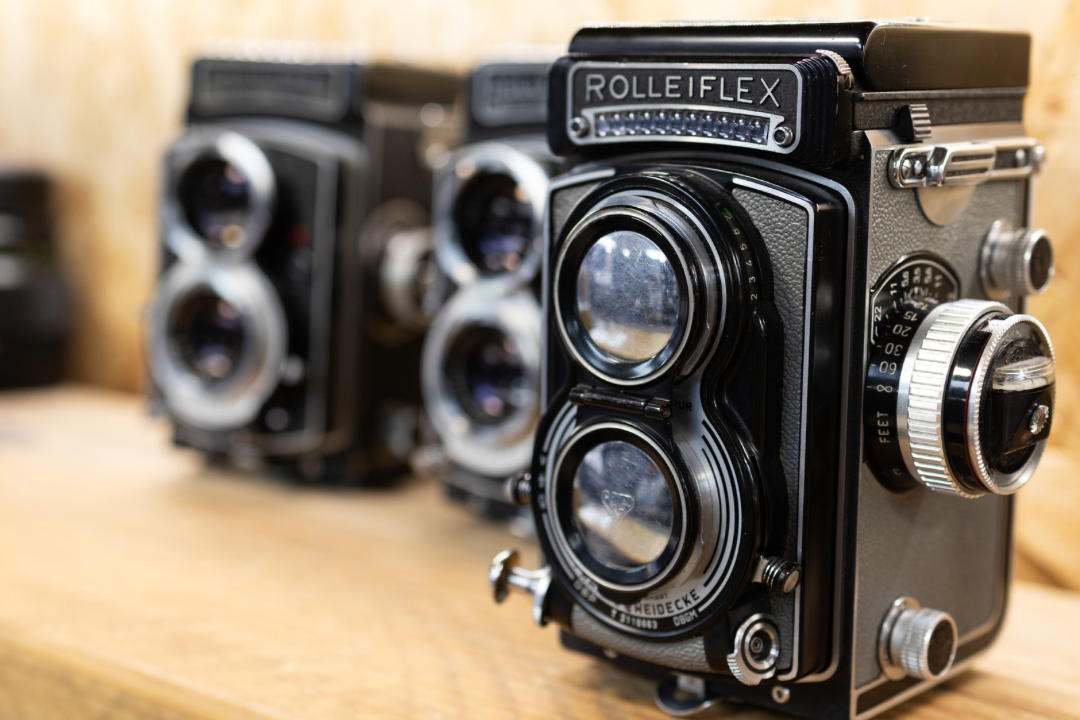 Photo of a rolleiflex TLR for sale at Harrison Cameras